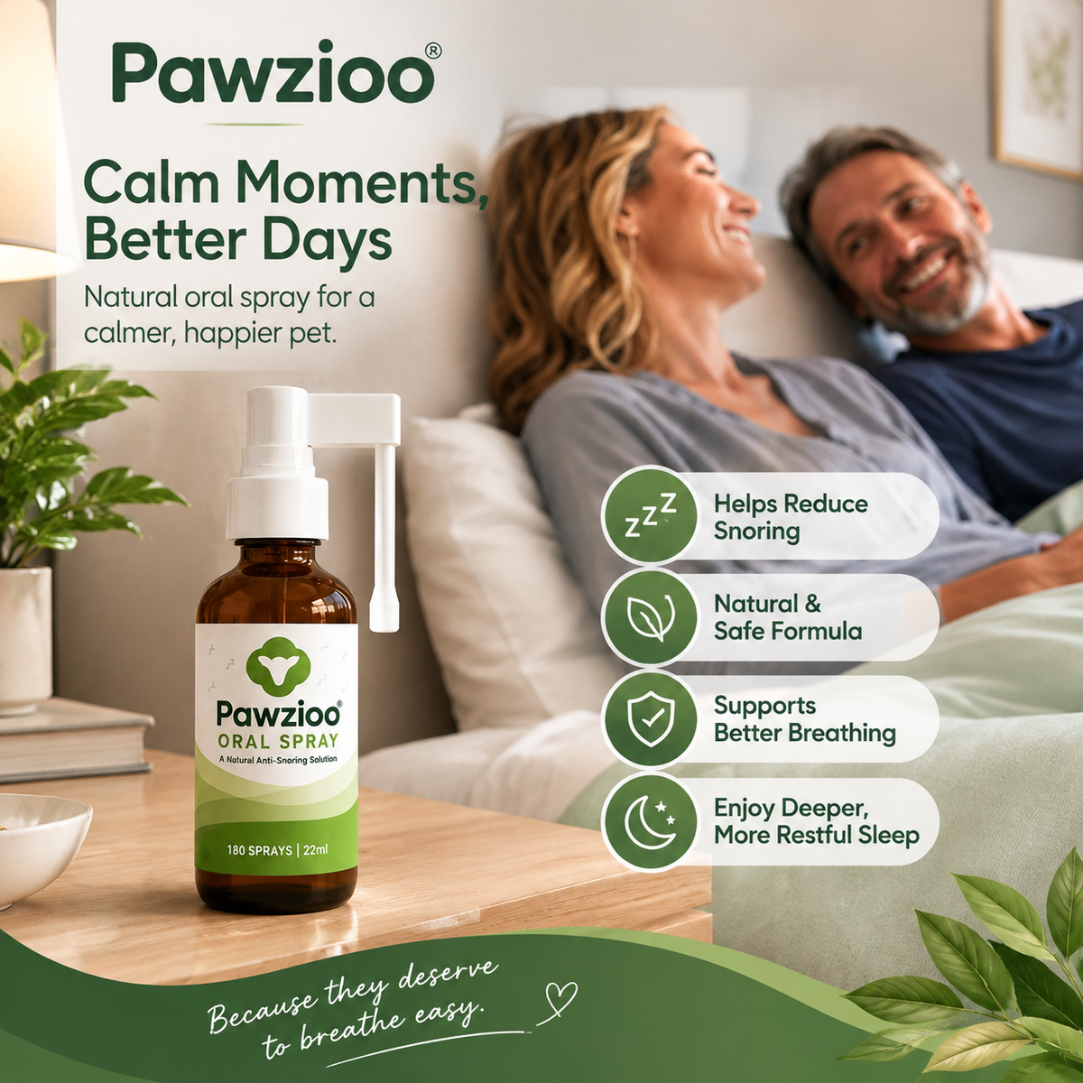 Pawzioo Anti-Snoring Spray