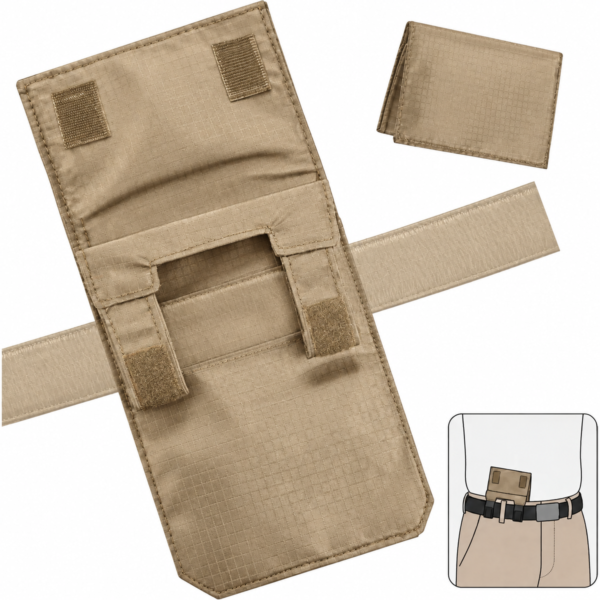 Anti-Theft Passport Pouch