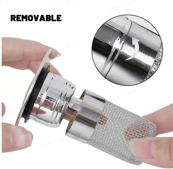 Last Day Promotion 49% OFF🏆Pop Up Sink Drain Strainer--Removes odors and prevents blockages