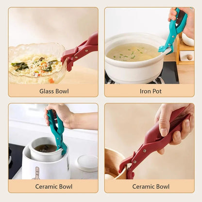 Multi-Purpose Anti-Scald Bowl Holder Clip for Kitchen