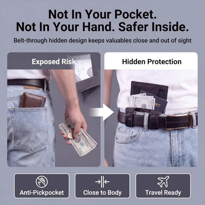 Anti-Theft Passport Pouch