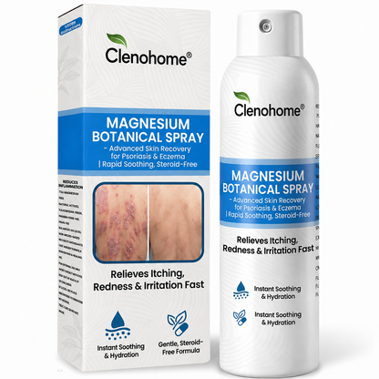 ✨Clenohome® Magnesium Botanical Spray – Advanced Skin Recovery for Psoriasis & Eczema | Rapid Soothing, Steroid-Free