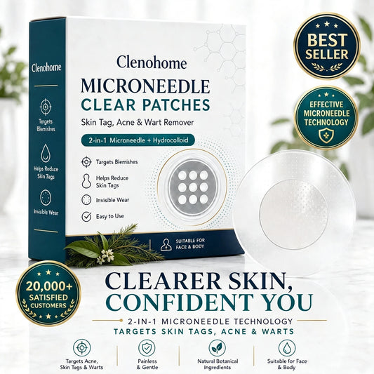 Clenohome® 2-in-1 Microneedle & Hydrocolloid Star Patch