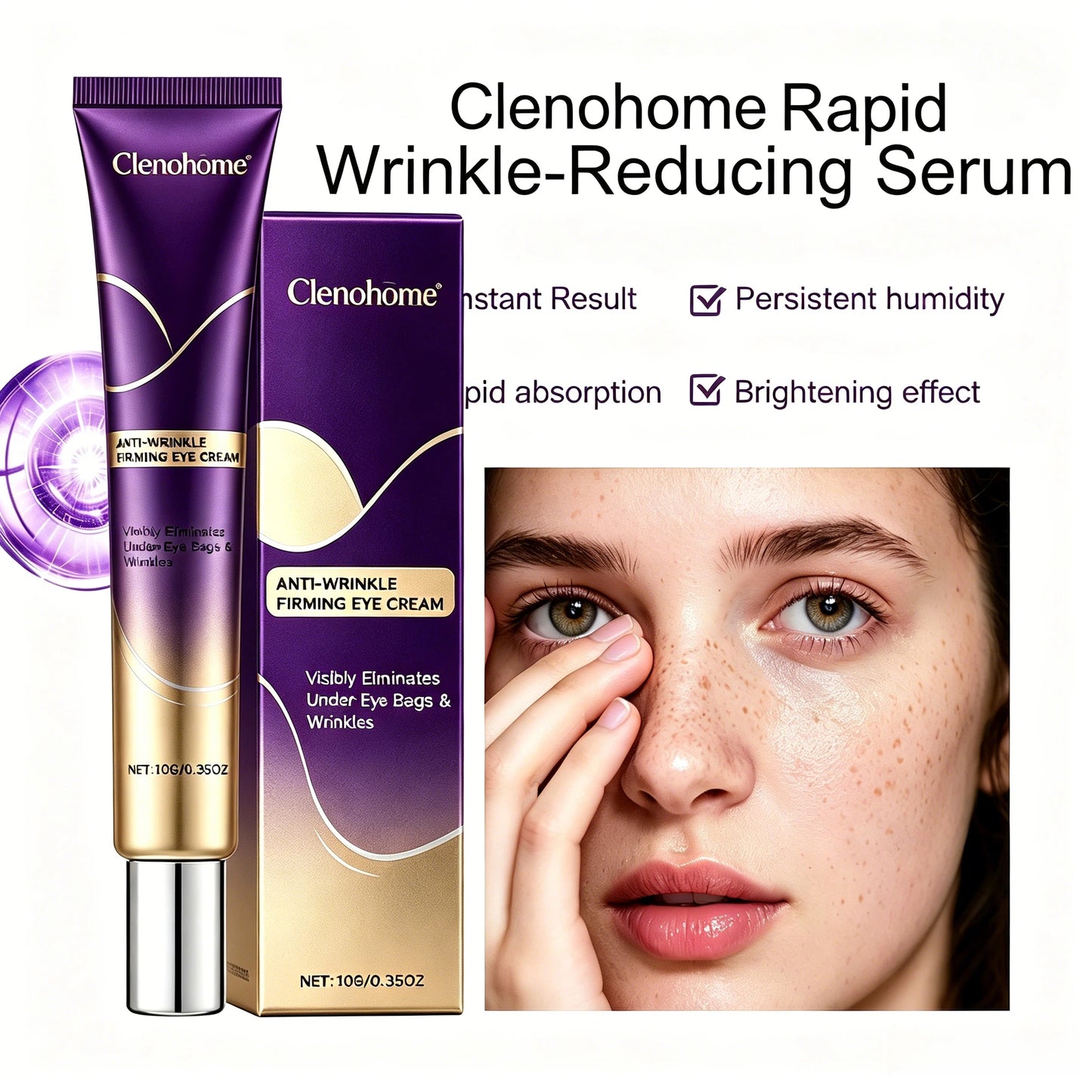 Clenohome™ Instant Face Temporary Tightener – Instant visible results in 30 seconds