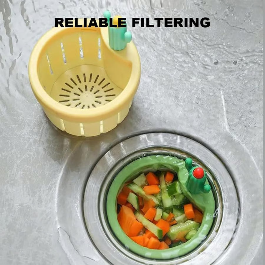 Cactus Kitchen Automatic Dumping Sink Filter