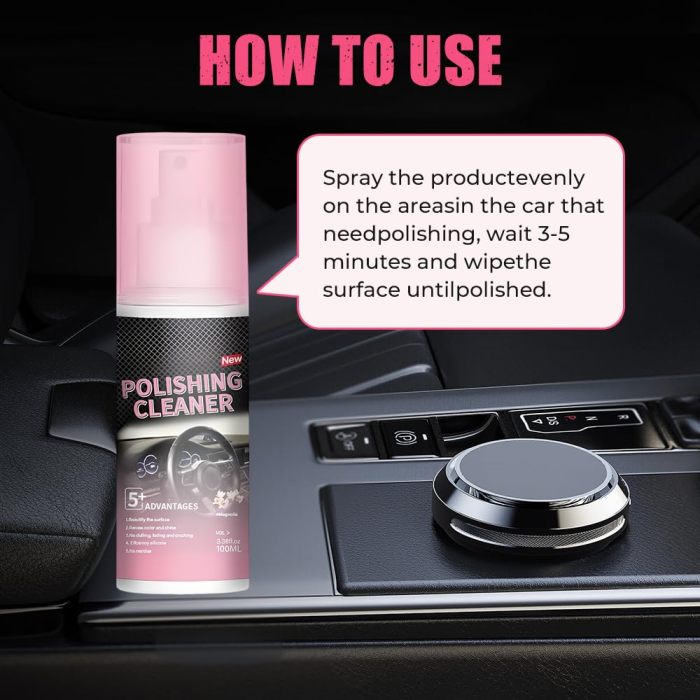 Multi-Purpose Car Interior Cleaner &amp; Polish